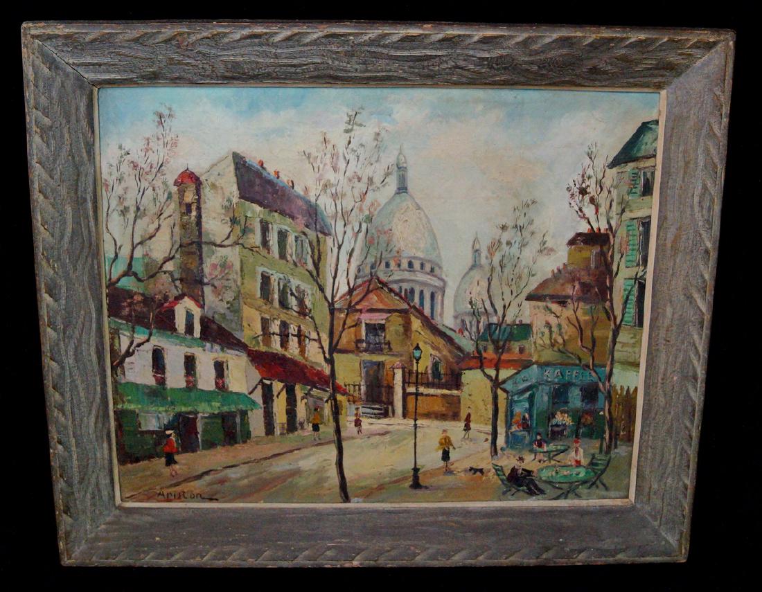 ARISTON SGN. O/C "PARIS LANDSCAPE" (1 of 5)