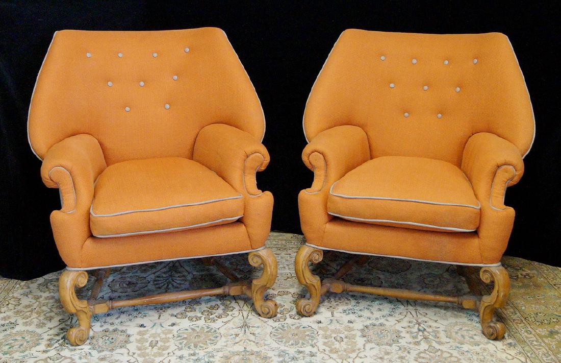 PR. FERGUSON & COPELAND UPHOLSTERED CLUB CHAIRS (1 of 4)
