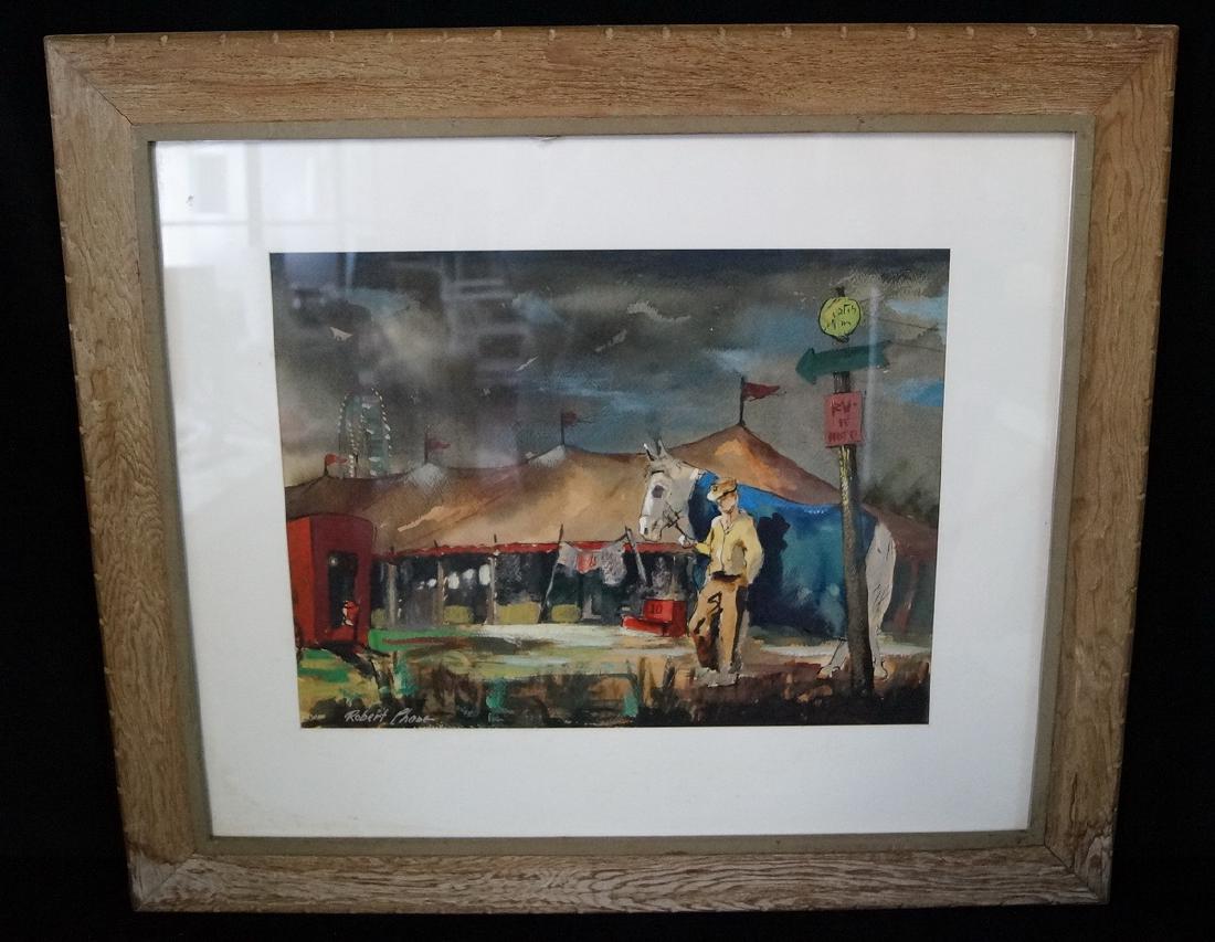 ROBERT CHASE SGN. WATERCOLOR (1 of 6)