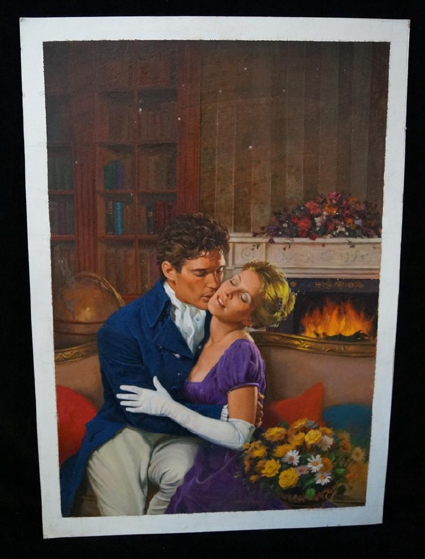 BERRAN SGN. ILLUSTRATION OIL ON ARTSITS BOARD (1 of 5)