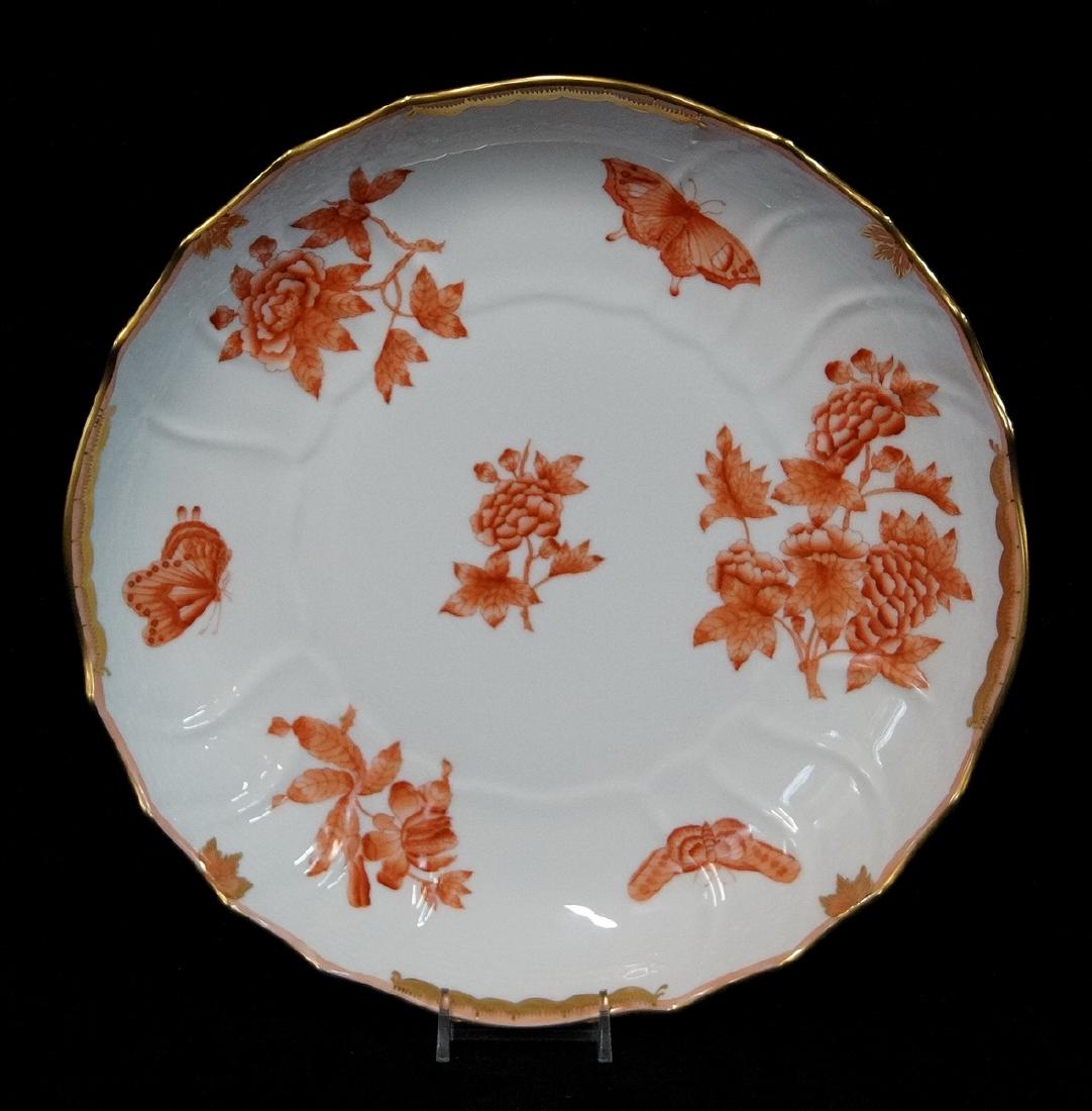 2 PCS.HEREND FORTUNA PATTERN CIRCULAR BOWL (1 of 4)