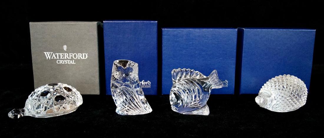 4 BOXED WATERFORD CRYSTAL PCS. (1 of 9)