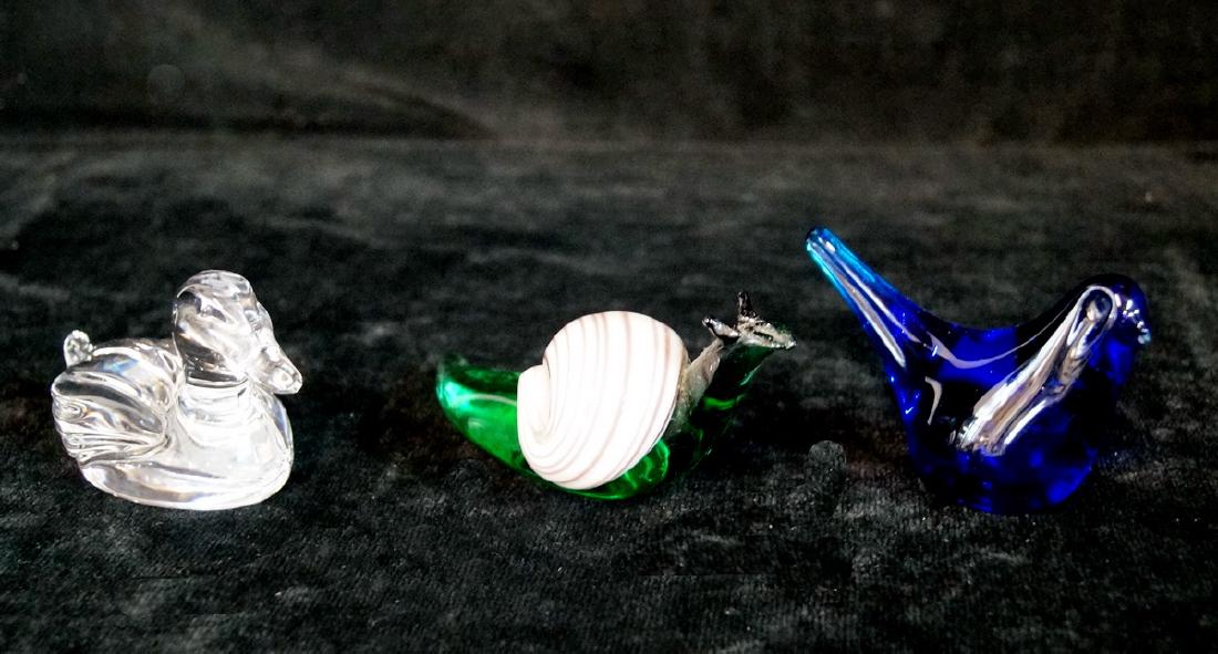 GROUP VENETIAN GLASS & CRYSTAL ANIMALS (1 of 4)