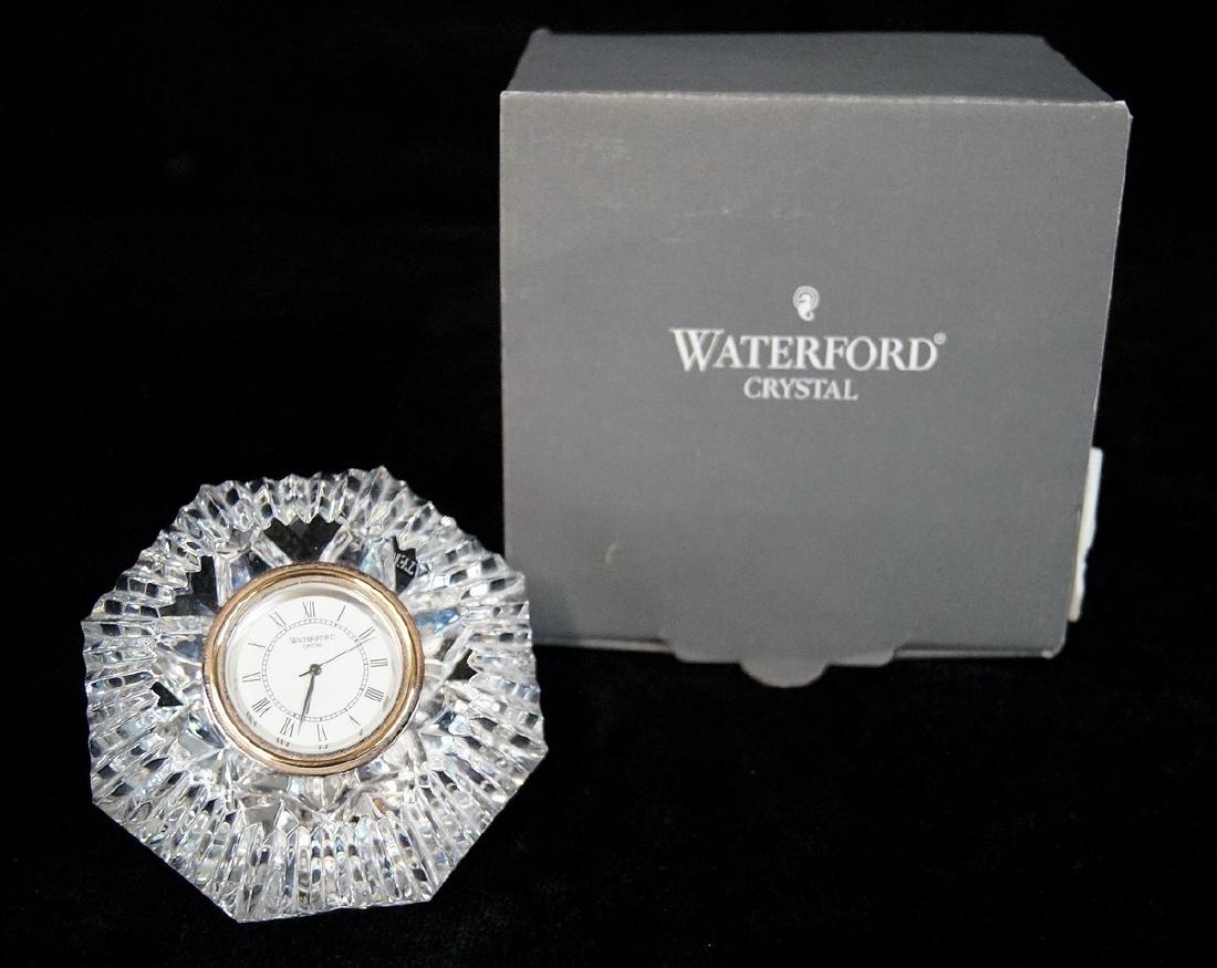 WATERFORD CLOCK WITH BOX (1 of 6)