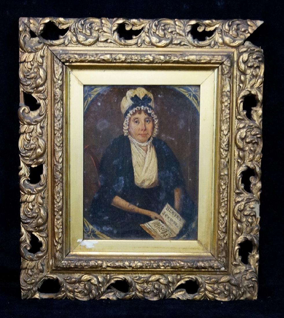 18TH C. O/B BLAIRE SERMONS PORTRAIT OF A WOMAN (1 of 6)