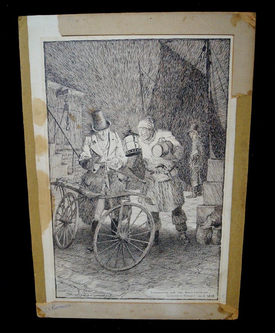 C.T. PATTERSON WORK/PAPER SUSSEX COAST C. 1818 (1 of 4)