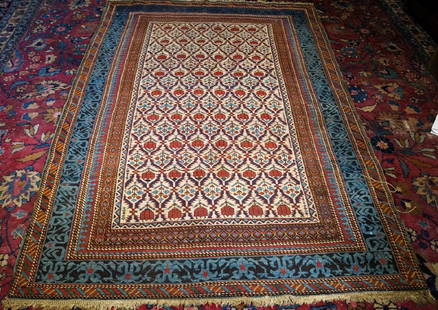 ORIENTAL THROW RUG: ORIENTAL THROW RUG 4'8 X 6'10