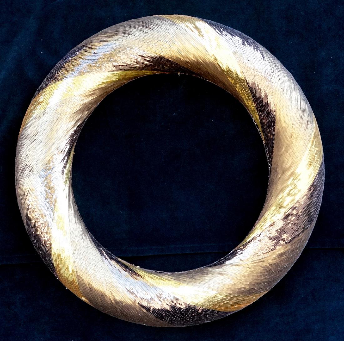 SEQUINED WREATH: SEQUINED WREATH 36" DIA.