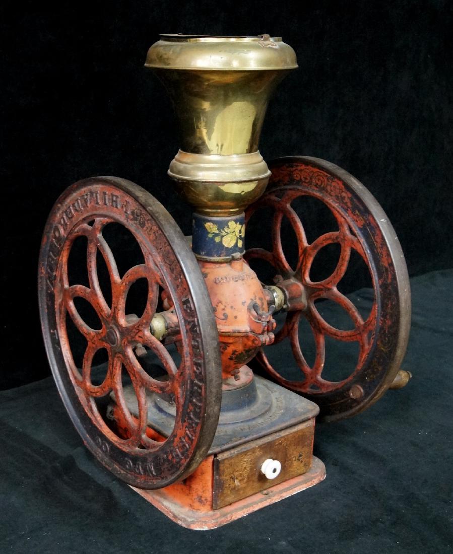 ENTERPRISE CAST IRON & BRASS COFFEE GRINDER