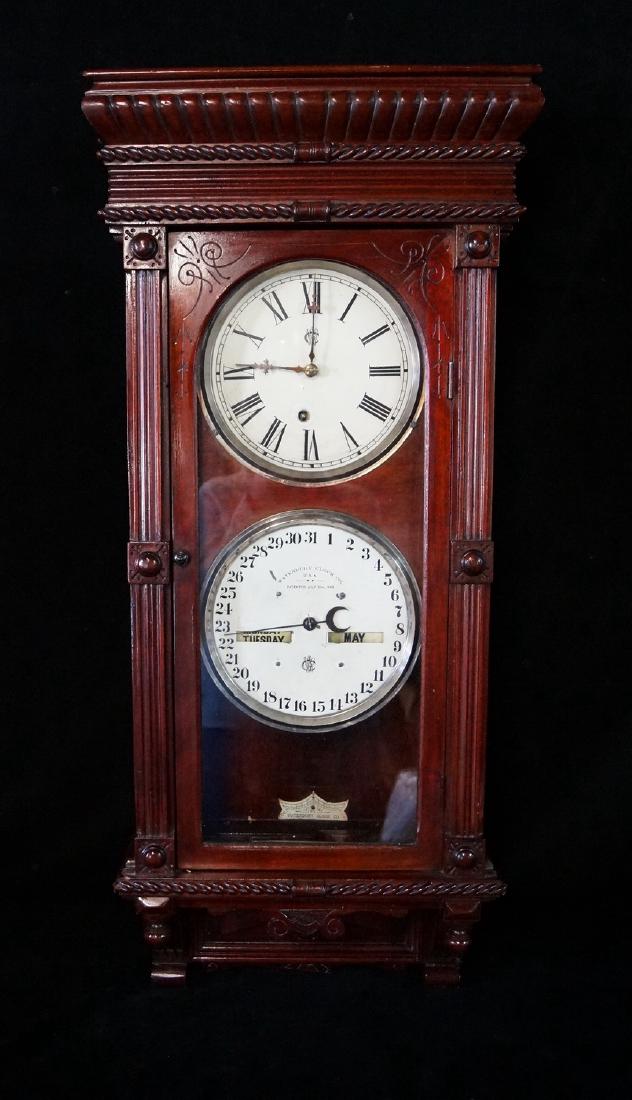 WATERBURY CALENDAR CLOCK