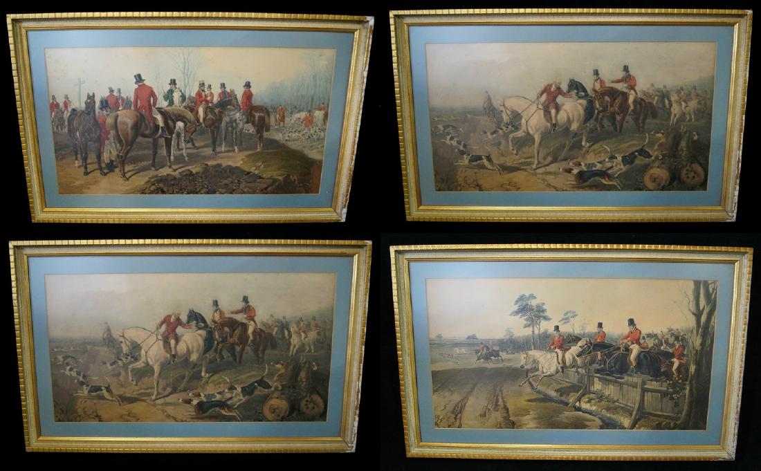 LOT 4 ENGLISH HUNTING PRINTS (1 of 18)