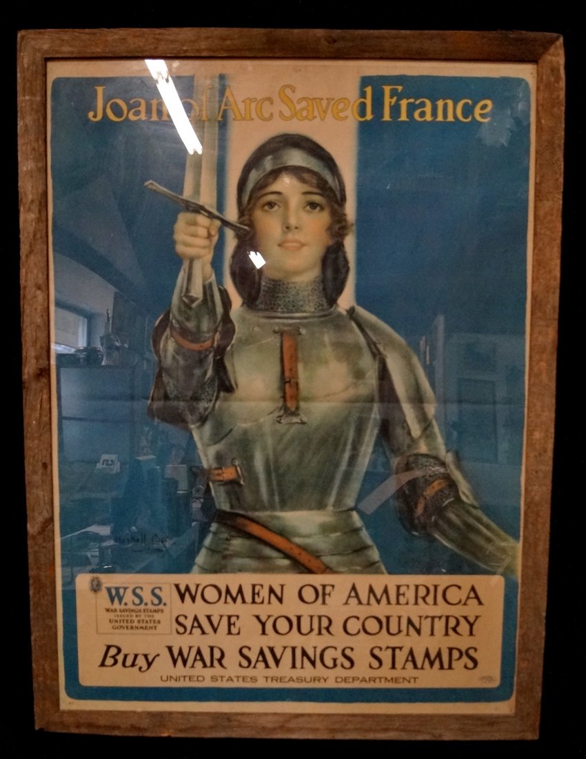 HASKELL COFFIN WW I JOAN OF ARC POSTER (1 of 6)