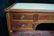 LOUIS XVI STYLE LEATHER TOP FRUITWOOD DESK 30"H X 50"W - 2