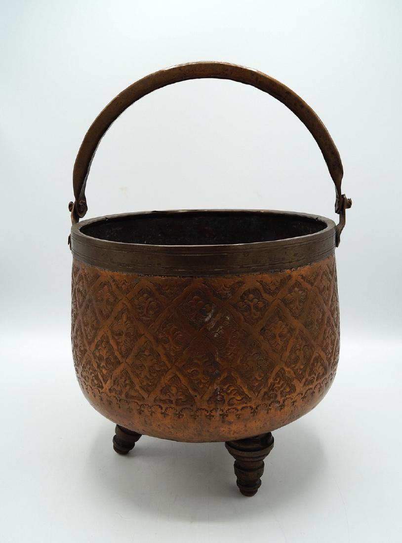 COPPER FOOTED CAULDRON (1 of 7)