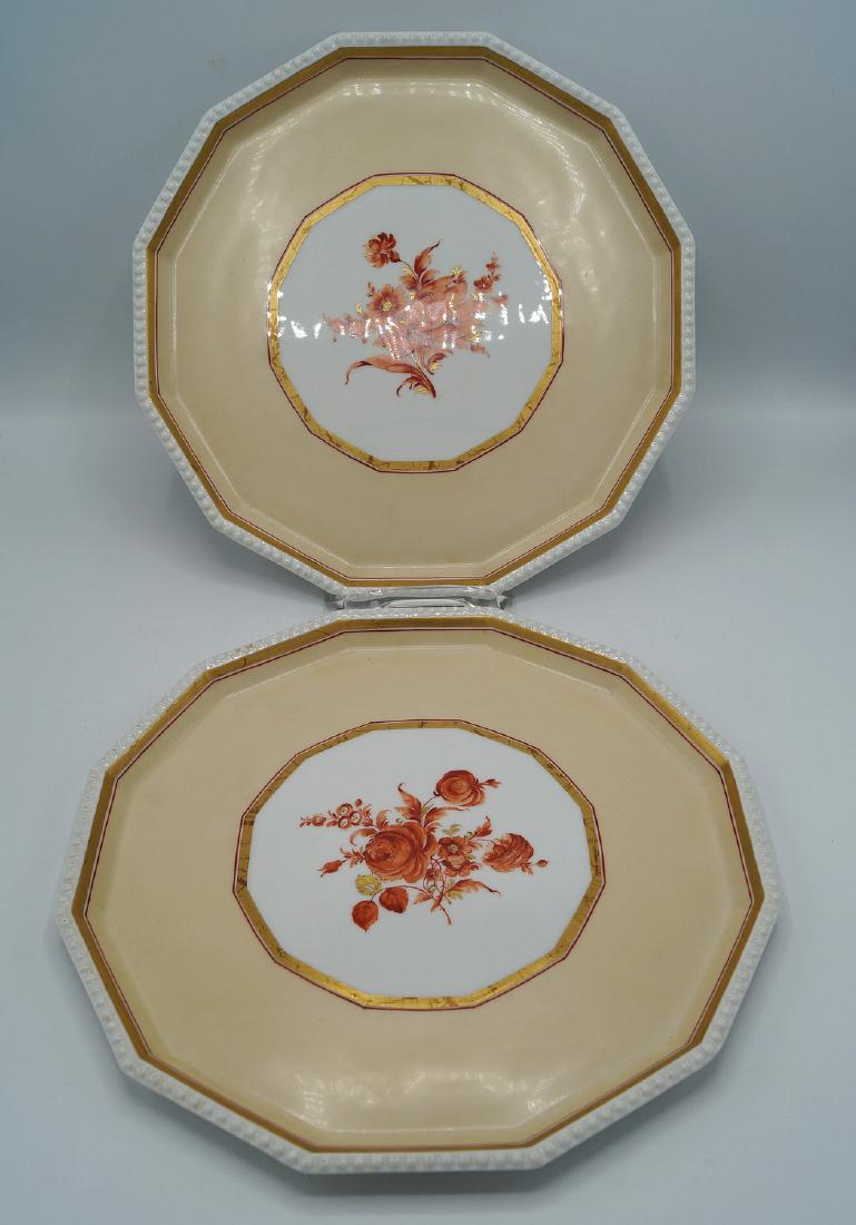 PR. CONTINENTAL PORCELAIN TRAYS 13"DIA. (1 of 6)