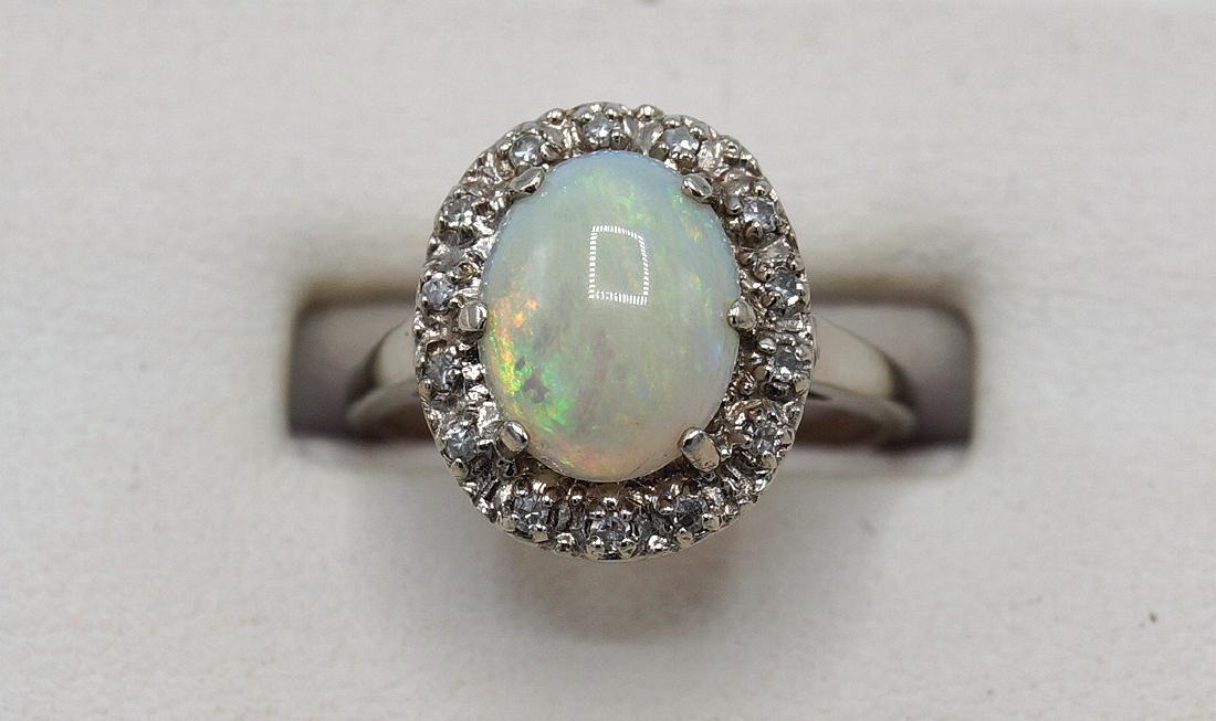 14K OPAL RING SIZE 7 (1 of 2)