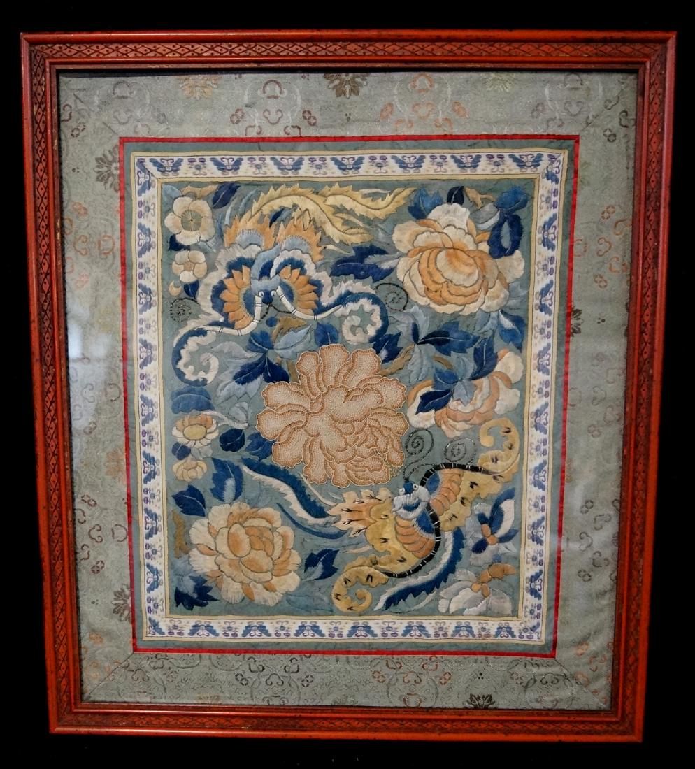 RED LACQUER FRAME ASIAN TEXTILE (1 of 4)