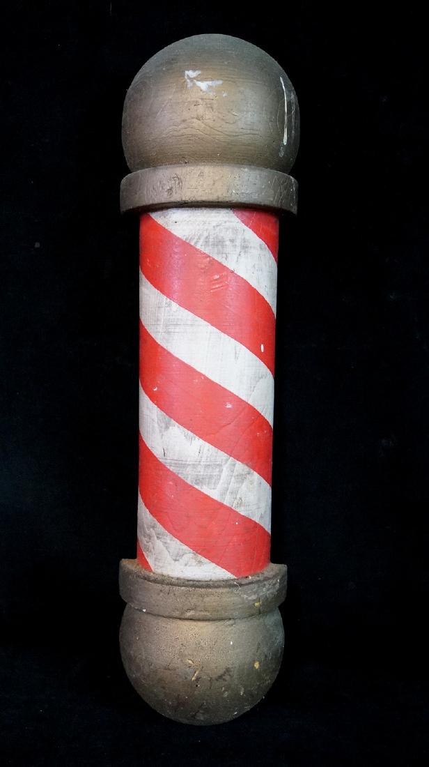 VINTAGE WOOD BARBER POLE (1 of 5)