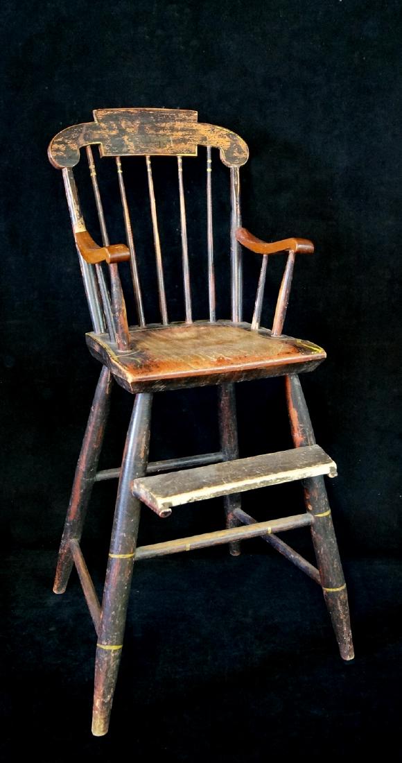 19TH C. DOLLS  HIGHCHAIR (1 of 6)