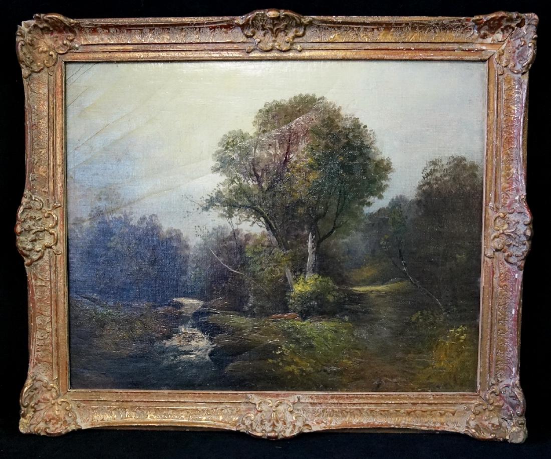 L. CONANT O/C "LANDSCAPE W/STREAM" (1 of 7)