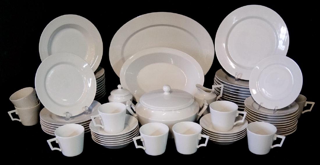 HUTSCHENREUTHER  WHITE PORCELAIN DINNERWARE (1 of 5)