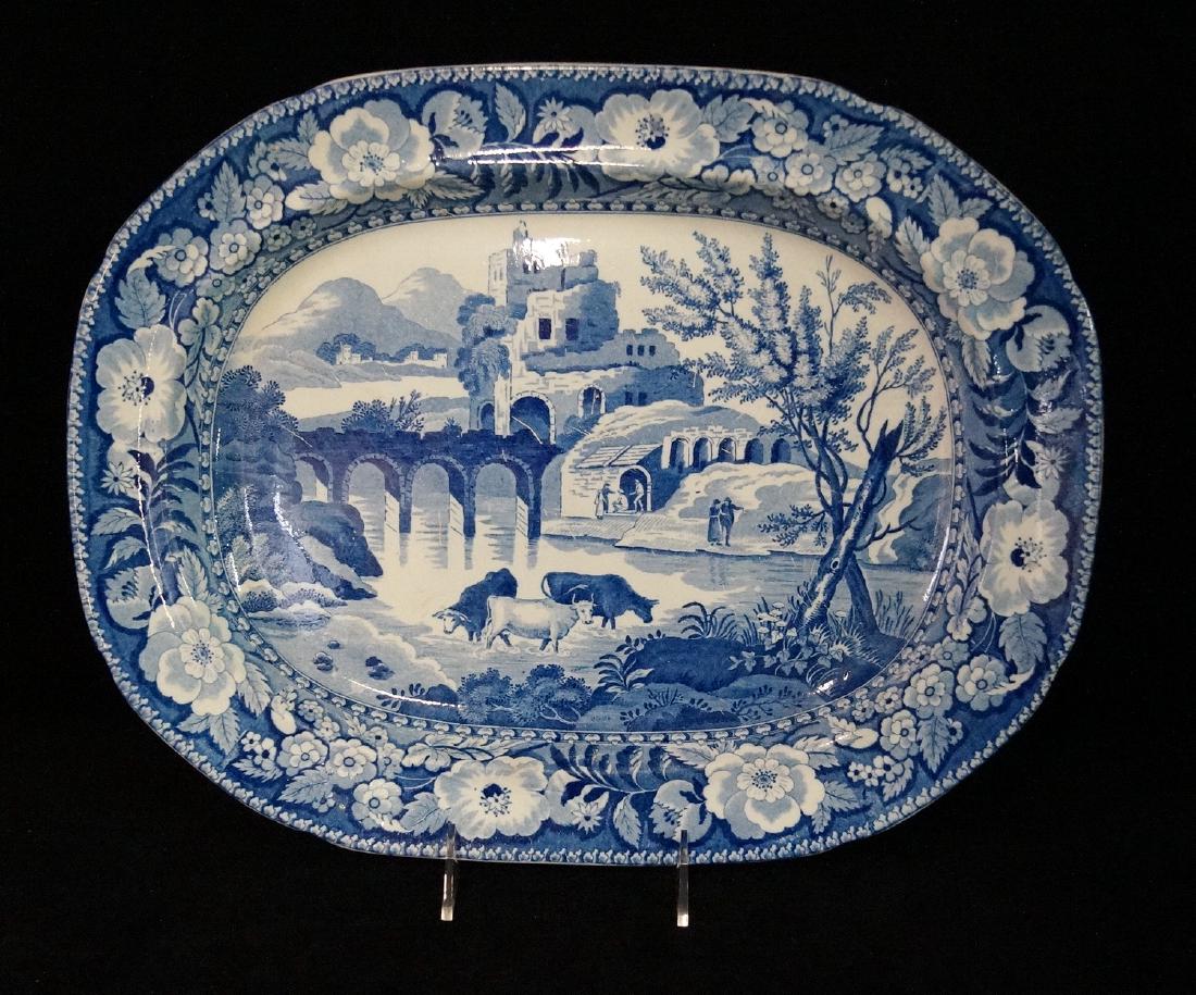 STAFFORDSHIRE PLATTER "CASTLES" (1 of 7)