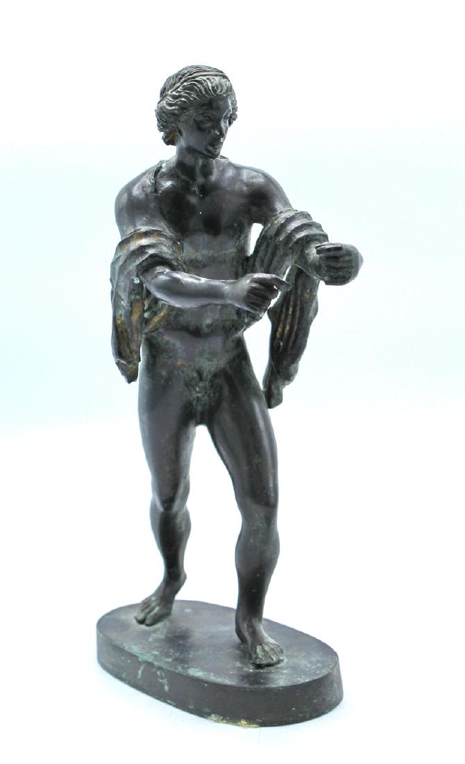 BRONZE MALE FIGURE (1 of 4)
