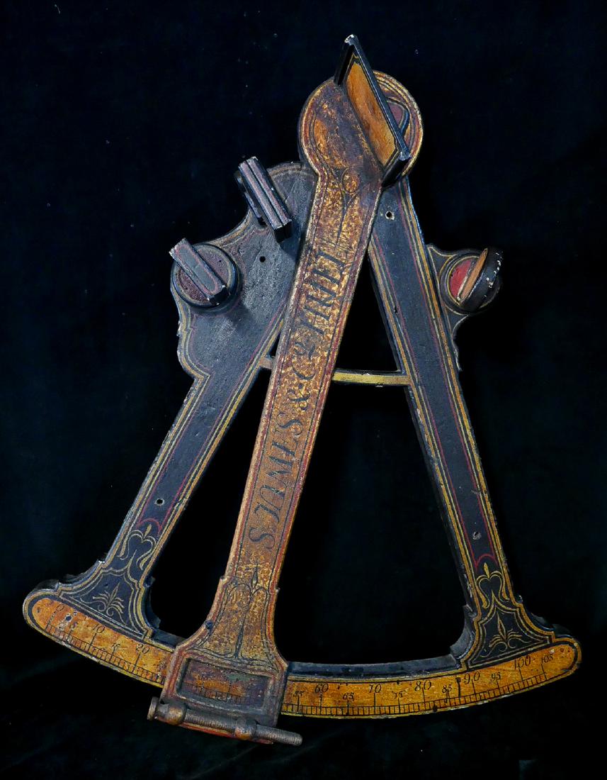 ANTHONY BARATTA: FOLK ART SEXTANT S. JAMES & CO. HULL (1 of 6)