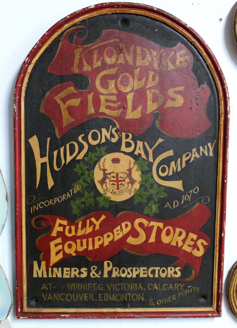 ANTHONY BARATTA: VINTAGE "KLONDYKE GOLD FIELDS" PAINTED (1 of 6)