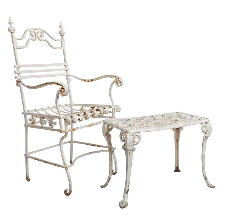 ANTHONY BARATTA:  JOAN RIVERS ESTATE CHAIR & TABLE (1 of 13)