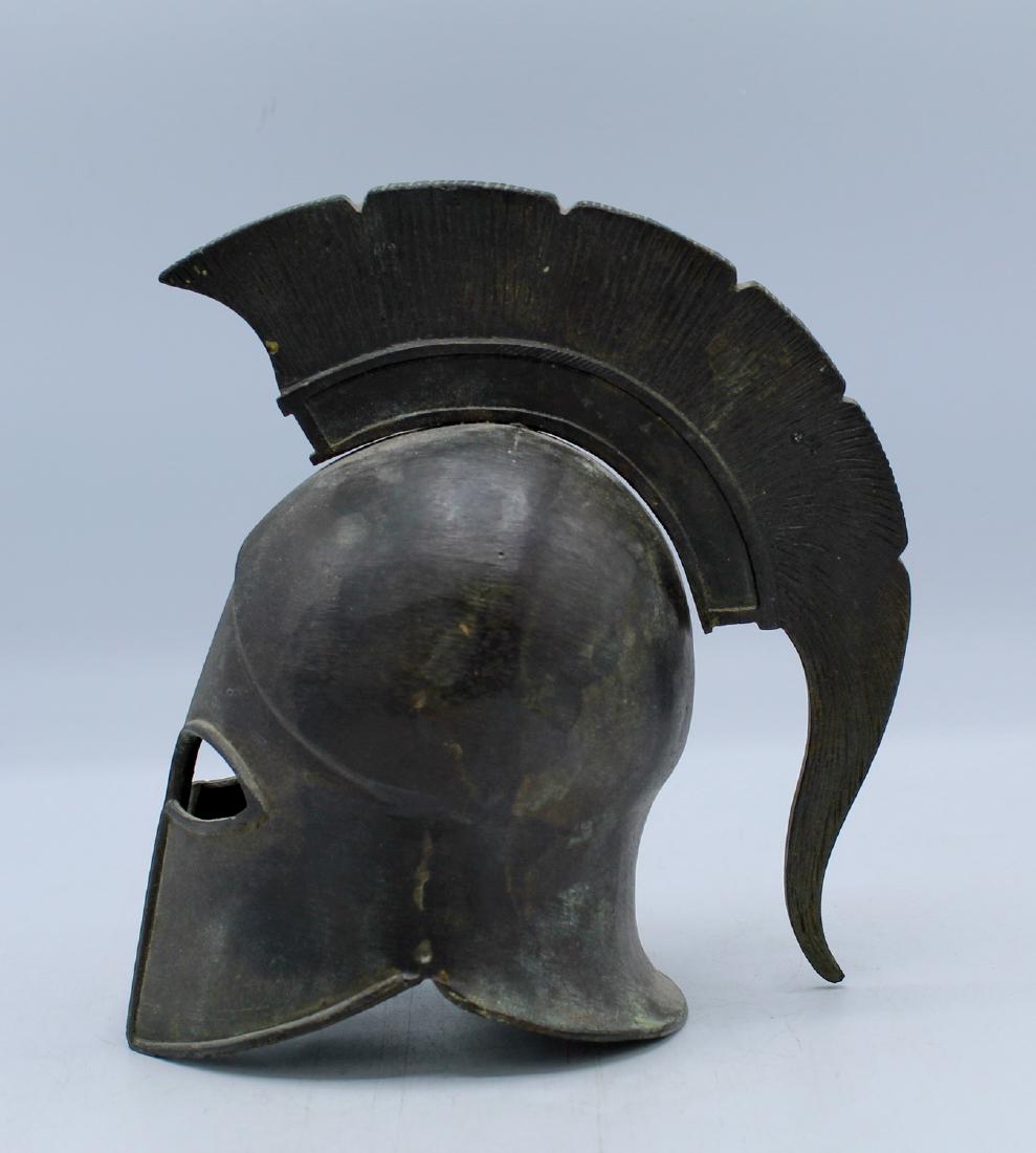 SMALL BRONZE ROMAN HELMET (1 of 4)
