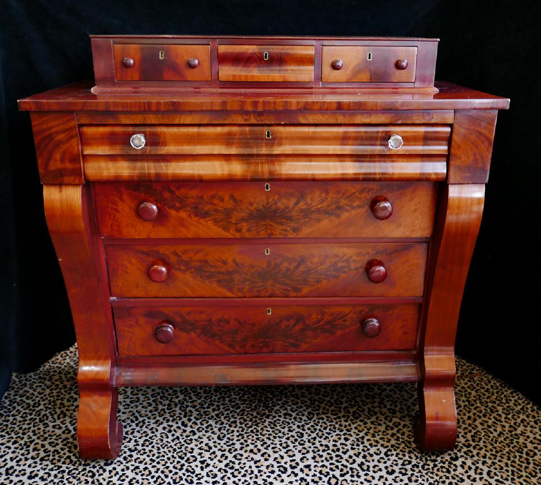 EMPIRE MAHOGANY DRESSER