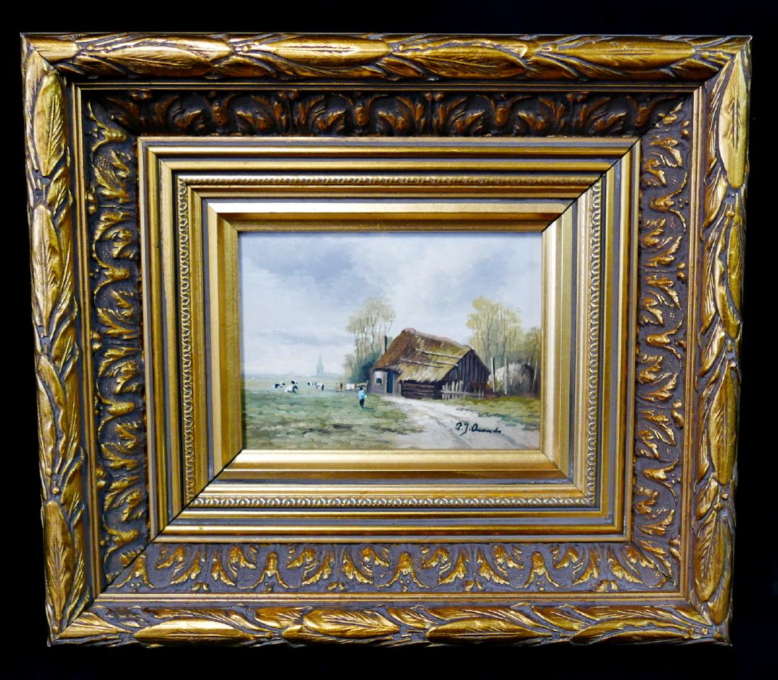 P.J. ARENDSE SGN. OIL ON BOARD "FARMHOUSE" (1 of 6)
