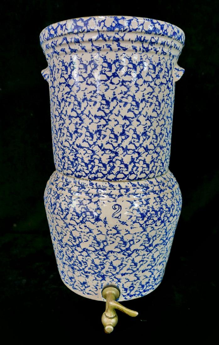 ANTHONY BARATTA: SPATTERWARE 2 PART WATER COOLER (1 of 6)