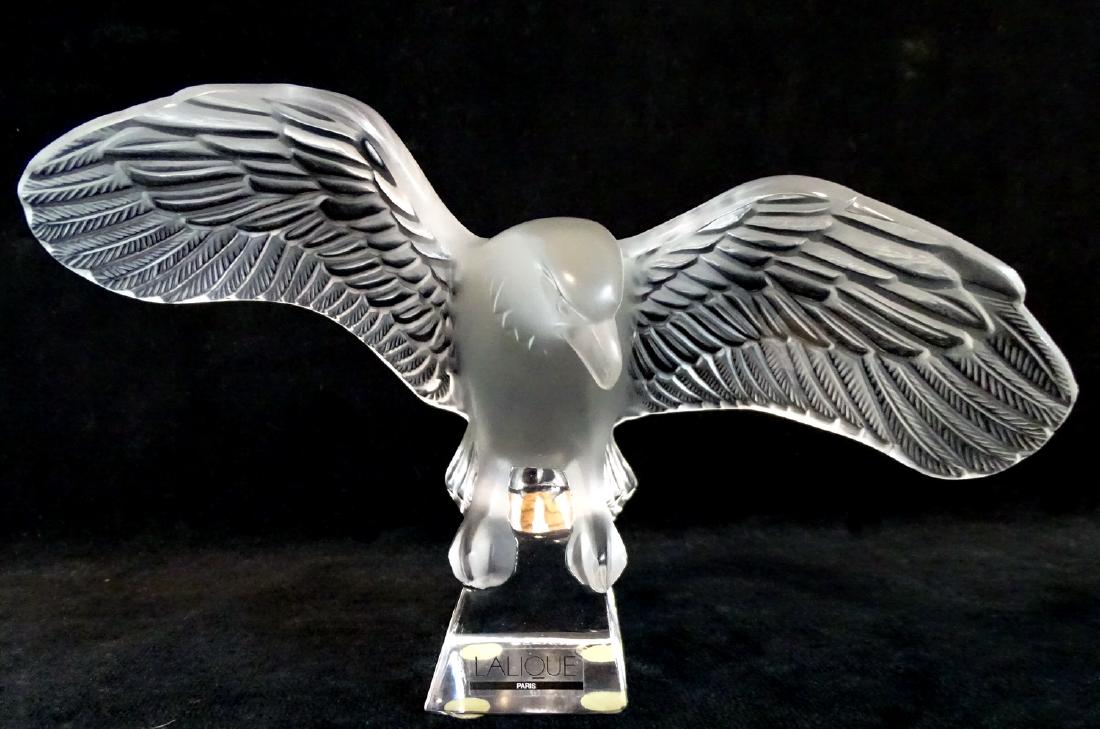 LALIQUE PARIS CRYSTAL EAGLE (1 of 6)