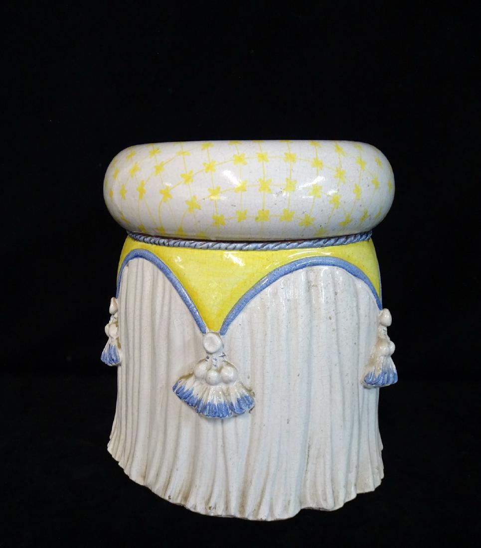 ITALIAN TERRACOTTA GARDEN STOOL (1 of 3)