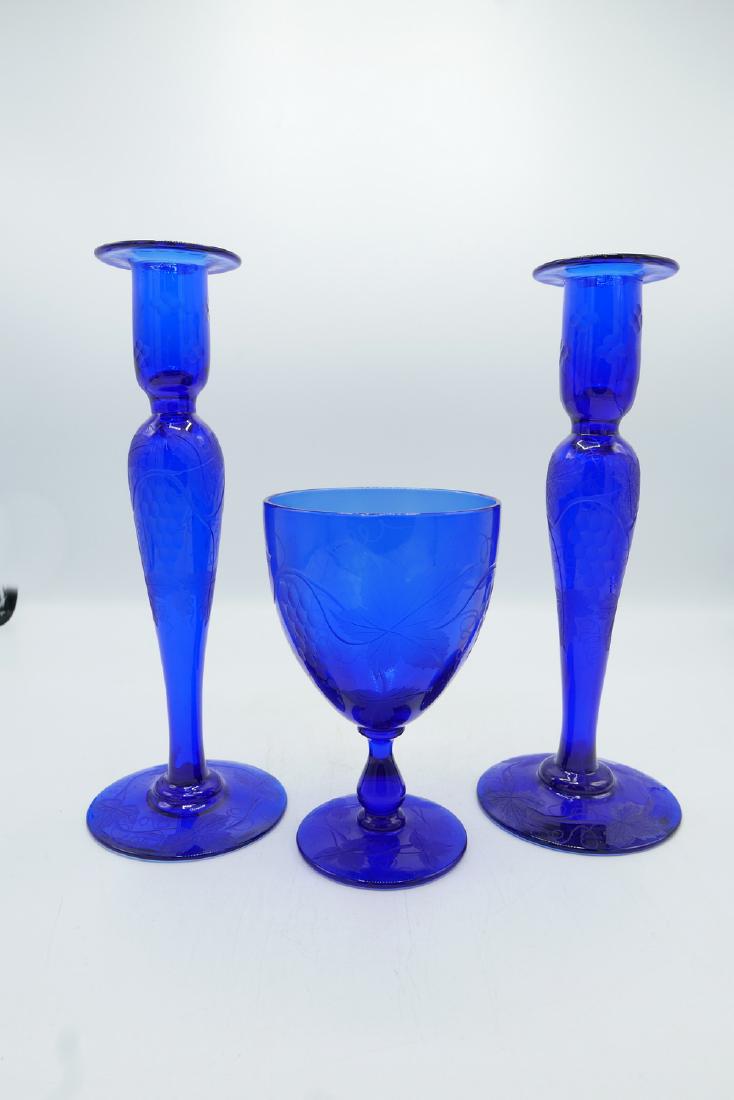 PR. PAIRPOINT(?)  CANDLESTICKS & URN (1 of 3)