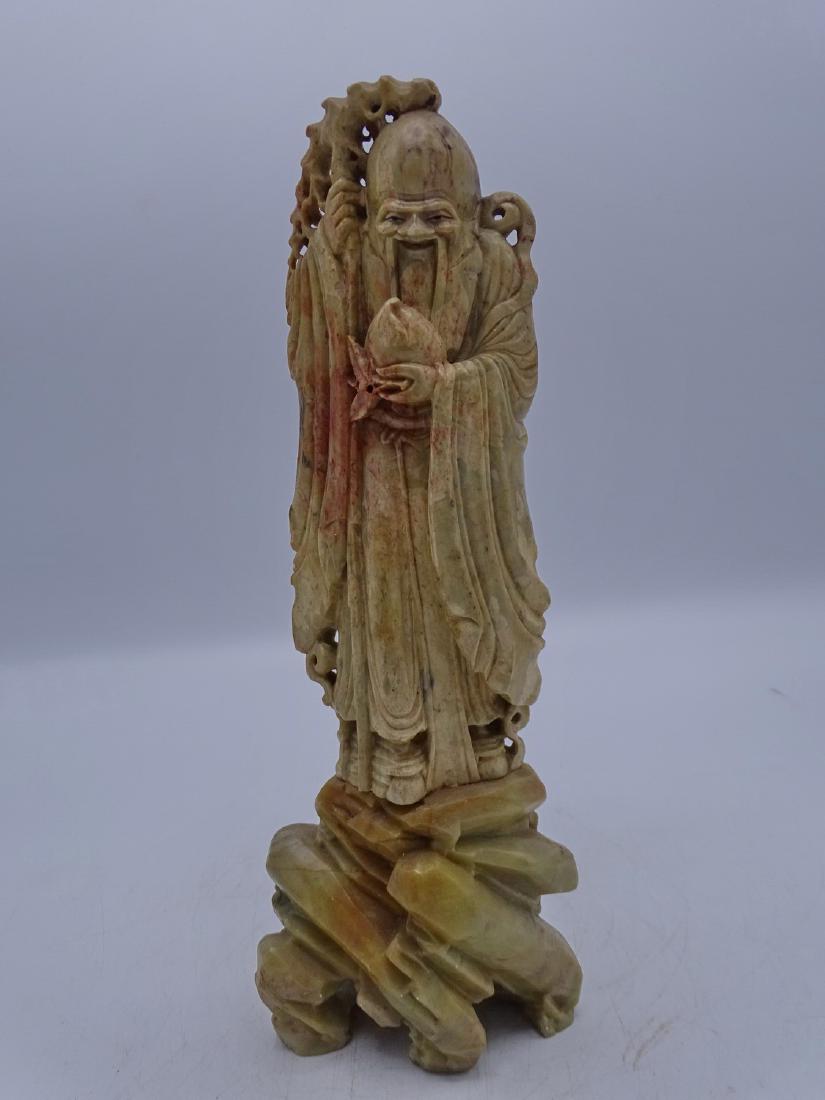 ASIAN SOAPSTONE FIGURE (1 of 5)