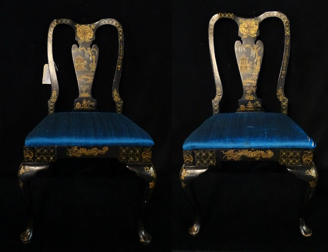 PR. CHINOISERIE  DECORATED SIDE CHAIRS (1 of 13)