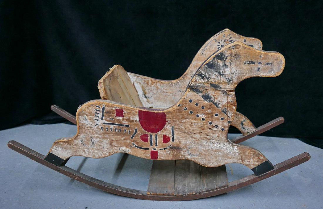 19TH C. CHILD'S ROCKING HORSE (1 of 5)