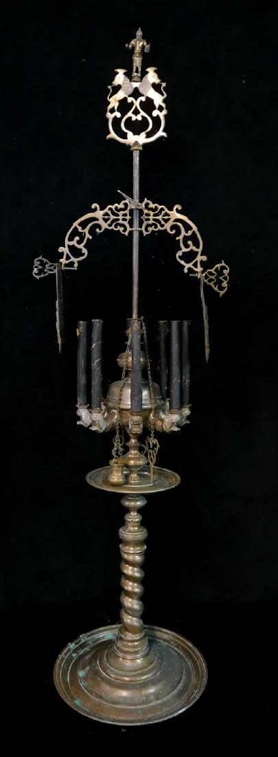 19TH C. MID EASTERN  METAL FLOOR LAMP (1 of 6)