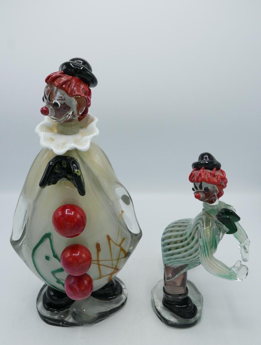 2 MURANO GLASS CLOWNS (1 of 4)