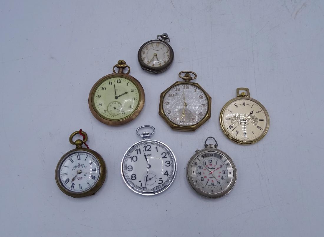 GROUP 7 POCKET WATCHES INC. ELGIN (1 of 2)