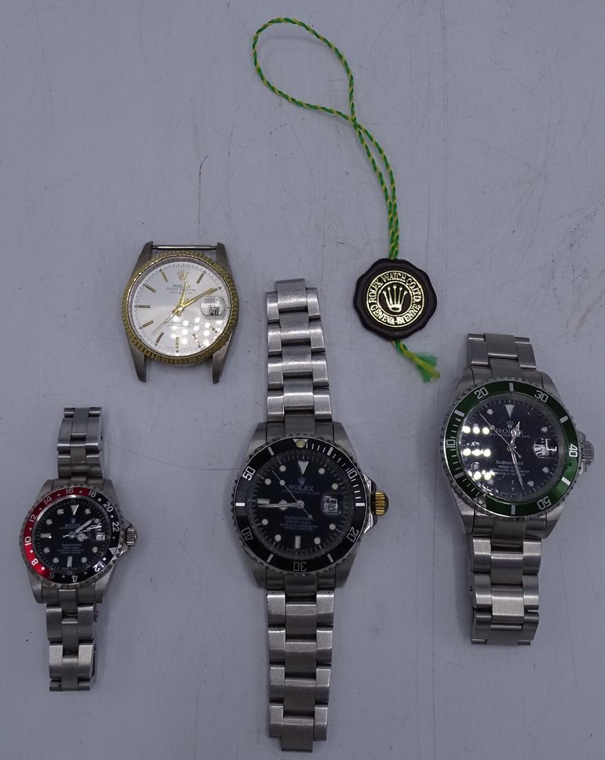 GROUP 4 FAUX ROLEX WATCHES (1 of 5)