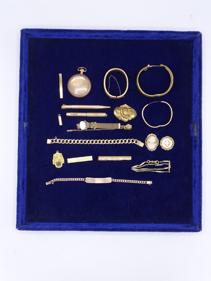 LOT ASSORTED GOLD FILLED JEWELRY (1 of 4)