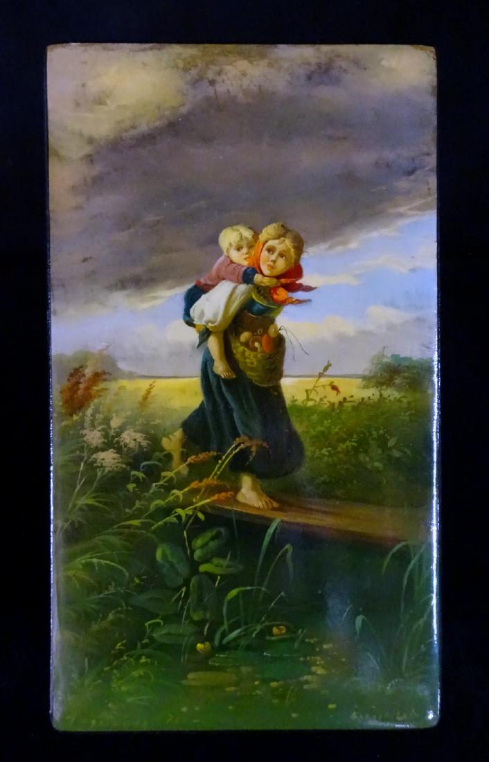 SIGNED RUSSIAN LACQUER BOX (1 of 4)