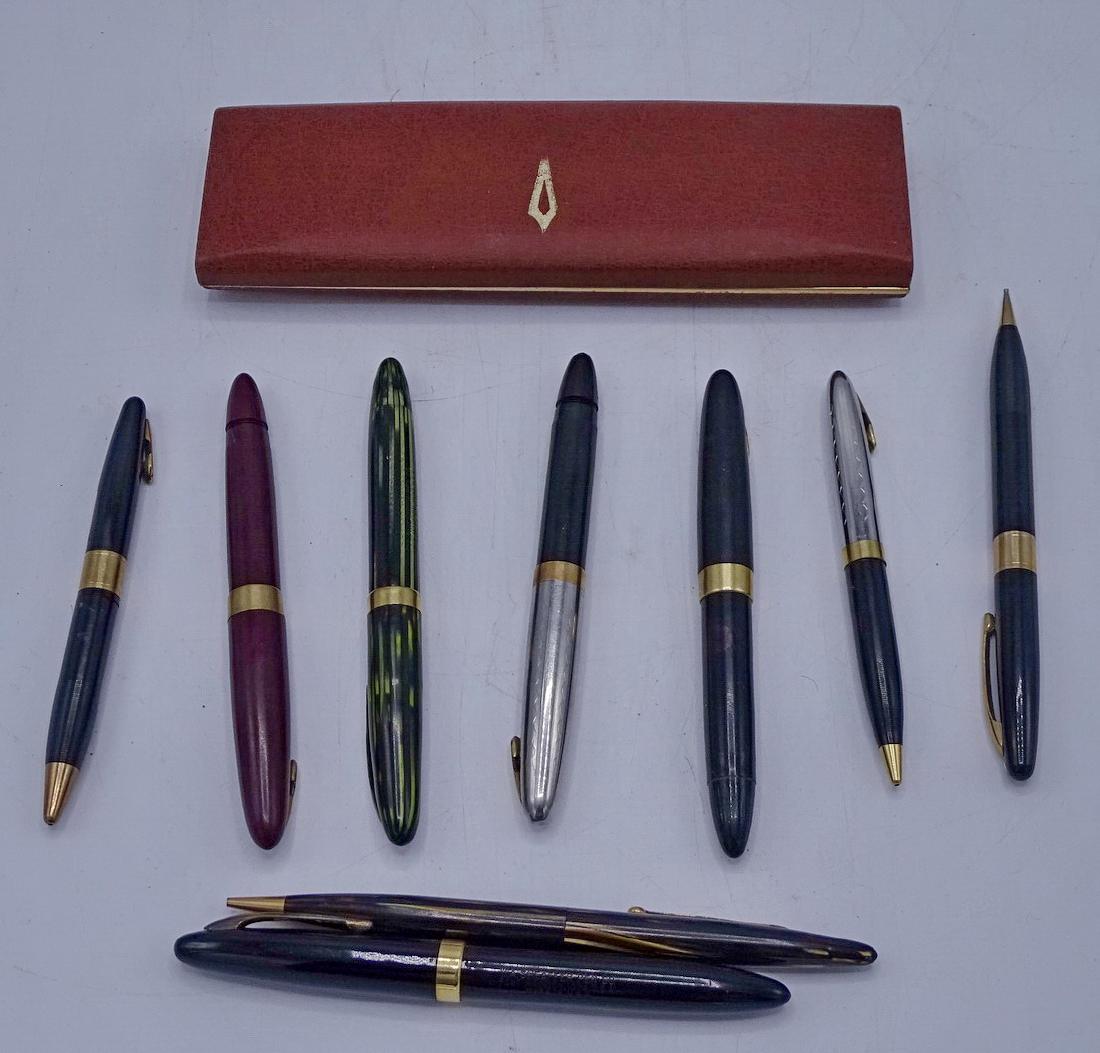 GROUP 9 SHAEFFER FOUNTAIN PENS (1 of 2)