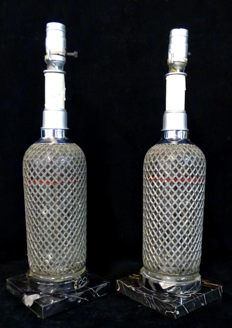 PR. FRENCH SELTZER BOTTLE LAMPS (1 of 4)
