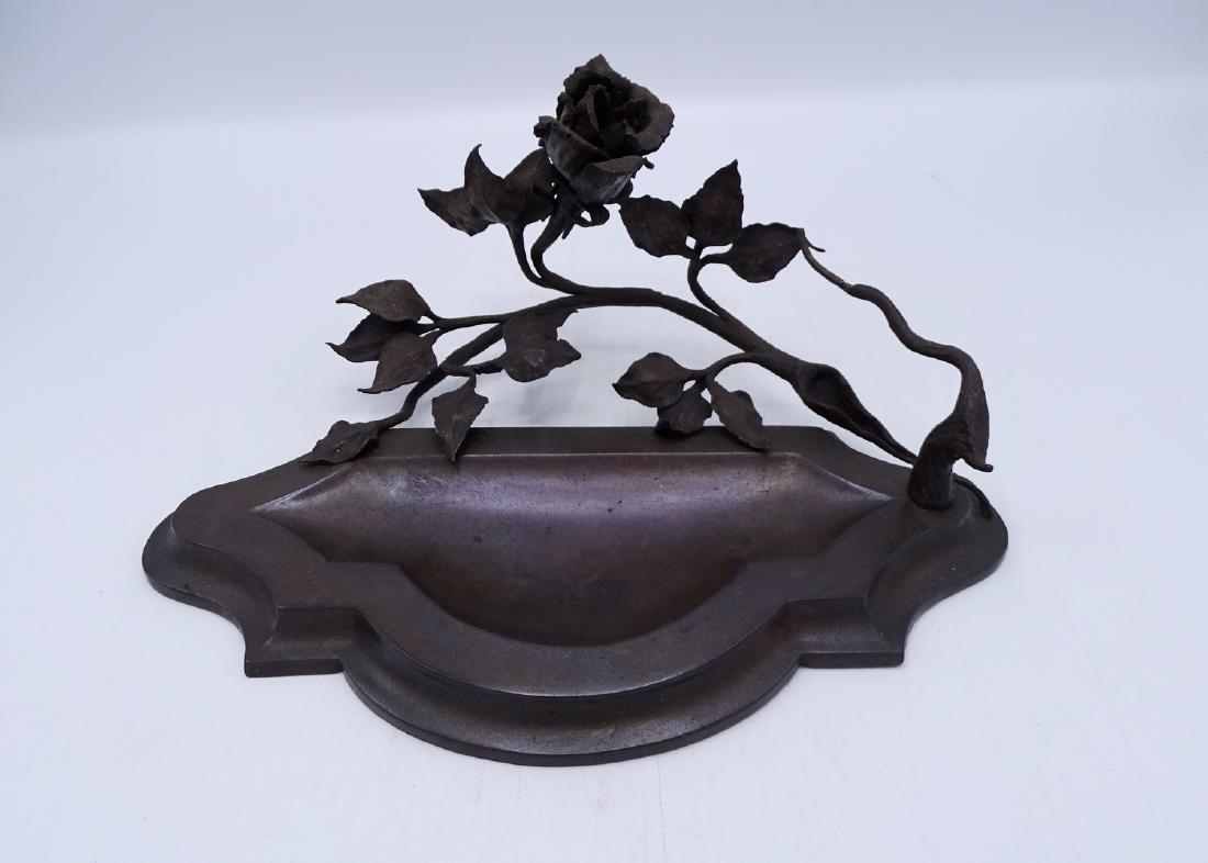 BRONZE FLORAL DECORATED CARD RECEIVER (1 of 4)
