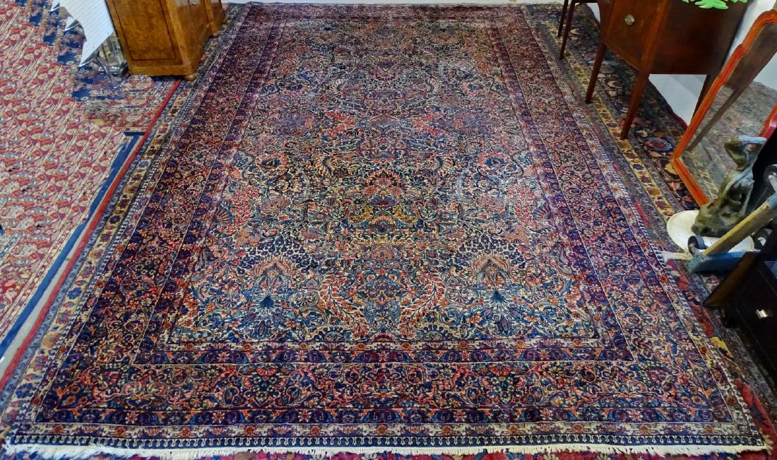 C. 1940 PERSIAN KERMAN RUG (1 of 4)